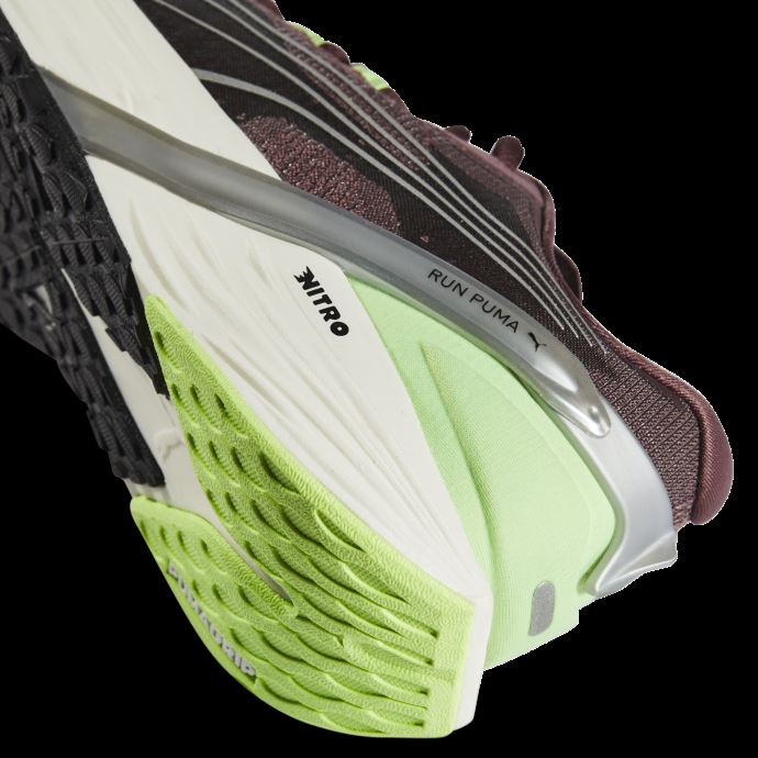 Puma Canada Run Xx Nitro Femmes Chaussures De Course Prune Poussiéreux-pomme Pétillante-argent
