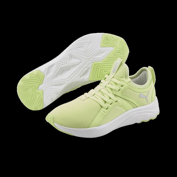 Puma Canada Softride Sophia Cristalline Chaussures De Course Pour Femmes Papillon-argent Métallique