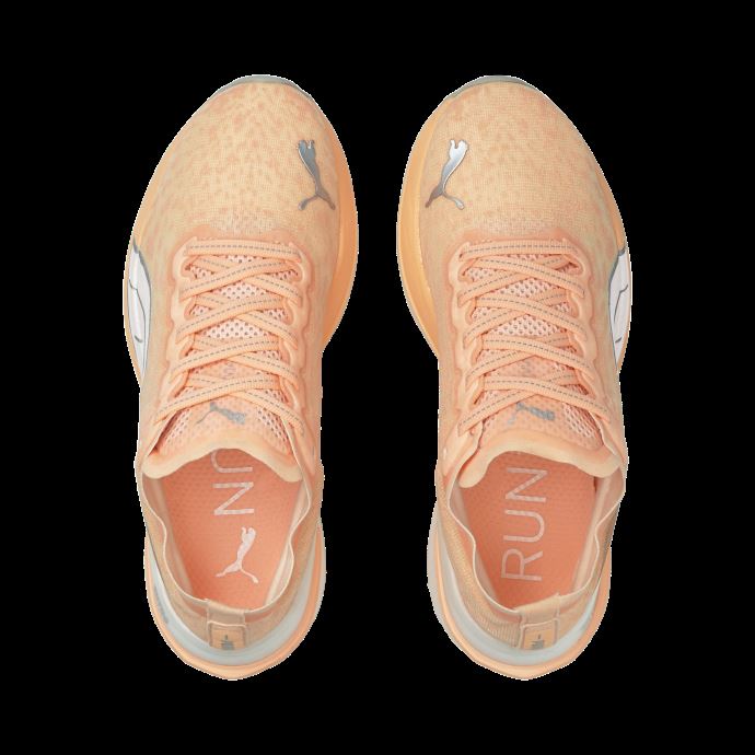 Chaussures De Course Puma Canada Deviate Nitro Wildwash Pour Femmes Blanc Melon Pétillant
