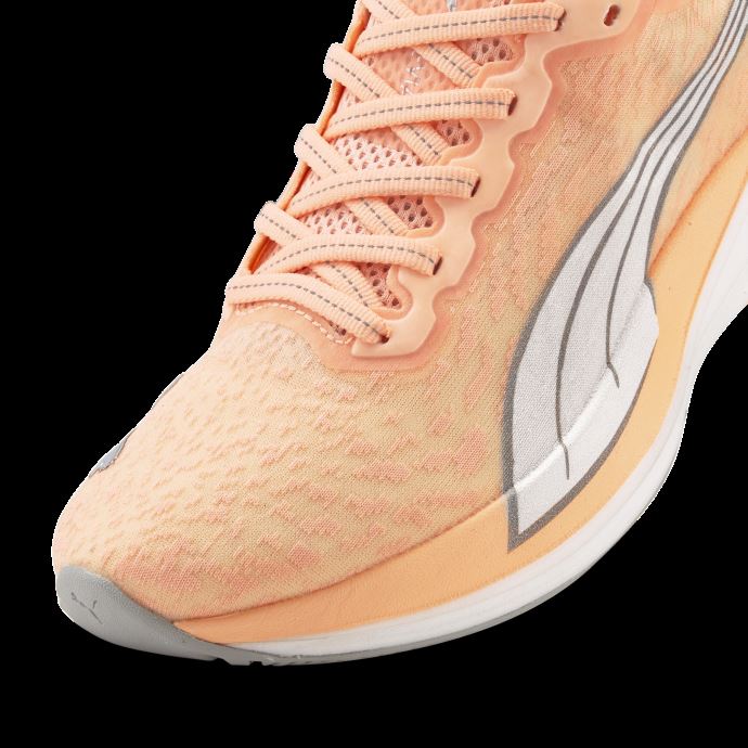 Chaussures De Course Puma Canada Deviate Nitro Wildwash Pour Femmes Blanc Melon Pétillant

