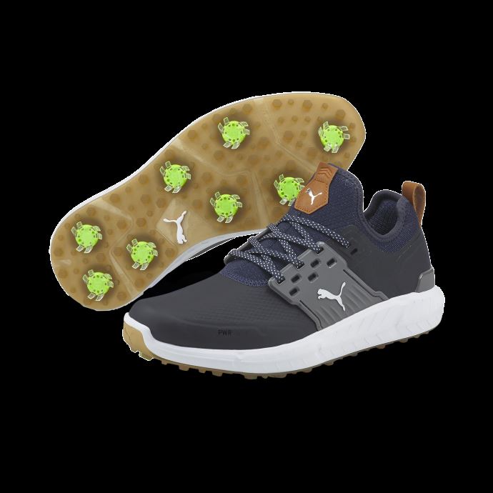 Chaussures De Golf Puma Canada Ignite Articulate Larges Pour Hommes Peacoat-silver-quiet Shade