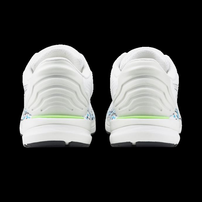 Puma Canada Magnify Nitro Wildwash Hommes Chaussures De Course Blanc-noir-ocean Dive
