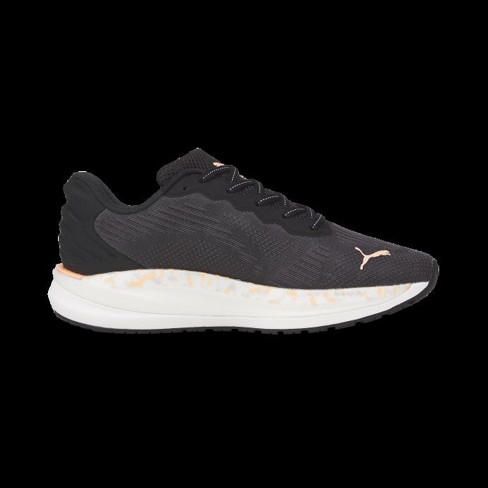 Puma Canada Magnify Nitro Wildwash Femmes Chaussures De Course Melon Noir Pétillant
