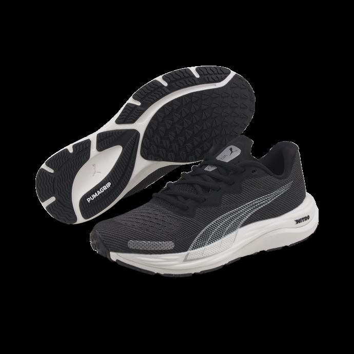 Puma Canada Speed Nitro 2 Chaussures De Course Pour Femmes Noir Et Blanc