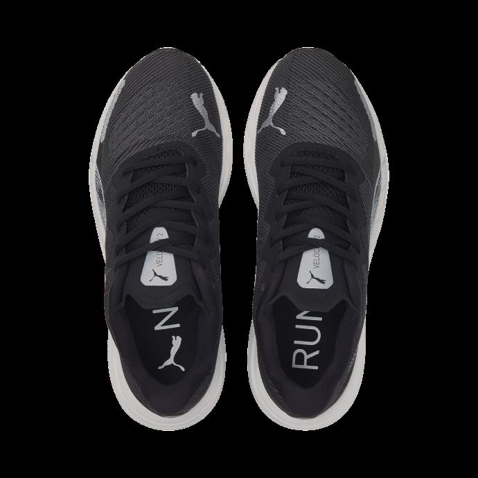 Puma Canada Speed Nitro 2 Chaussures De Course Pour Femmes Noir Et Blanc
