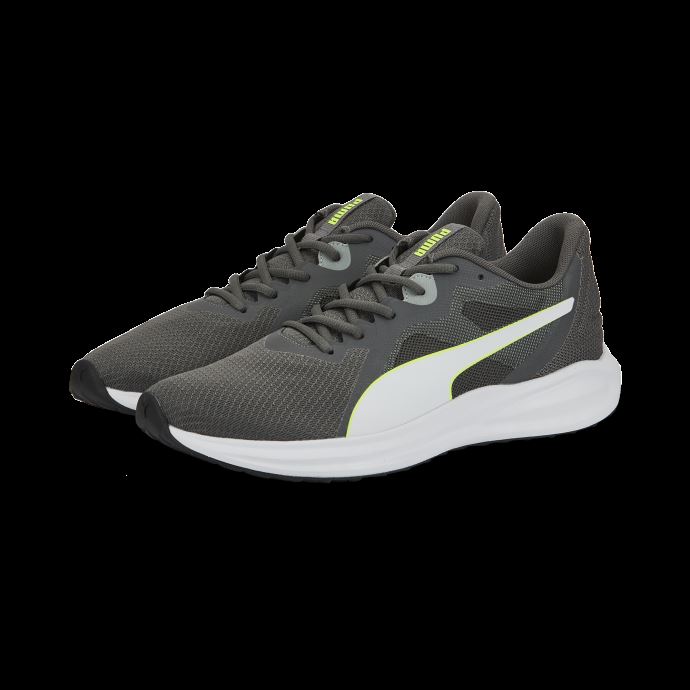 Chaussures De Course Puma Canada Castlerock-lime Squeeze-white Twitch Runner