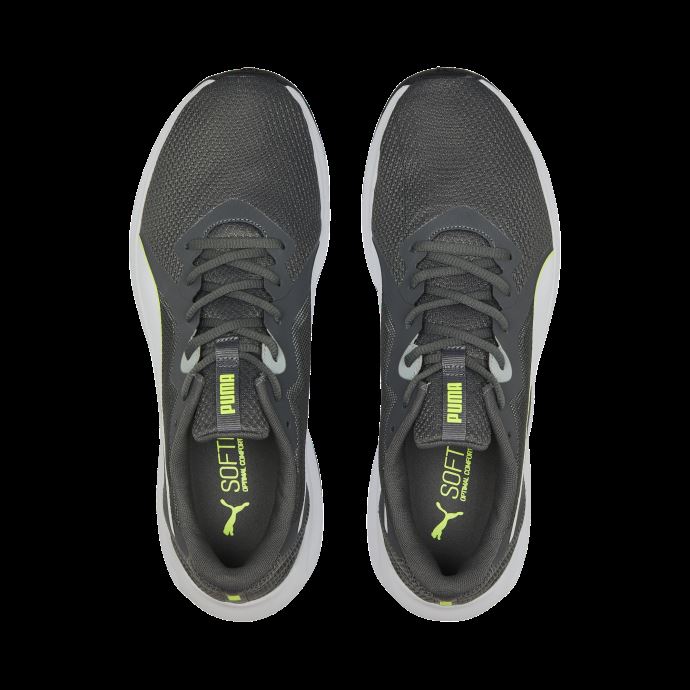 Chaussures De Course Puma Canada Castlerock-lime Squeeze-white Twitch Runner
