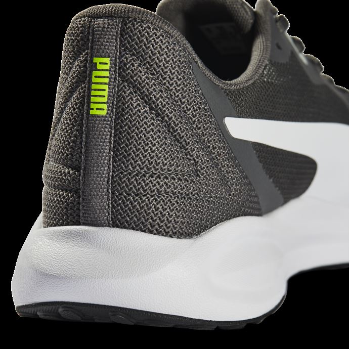 Chaussures De Course Puma Canada Castlerock-lime Squeeze-white Twitch Runner
