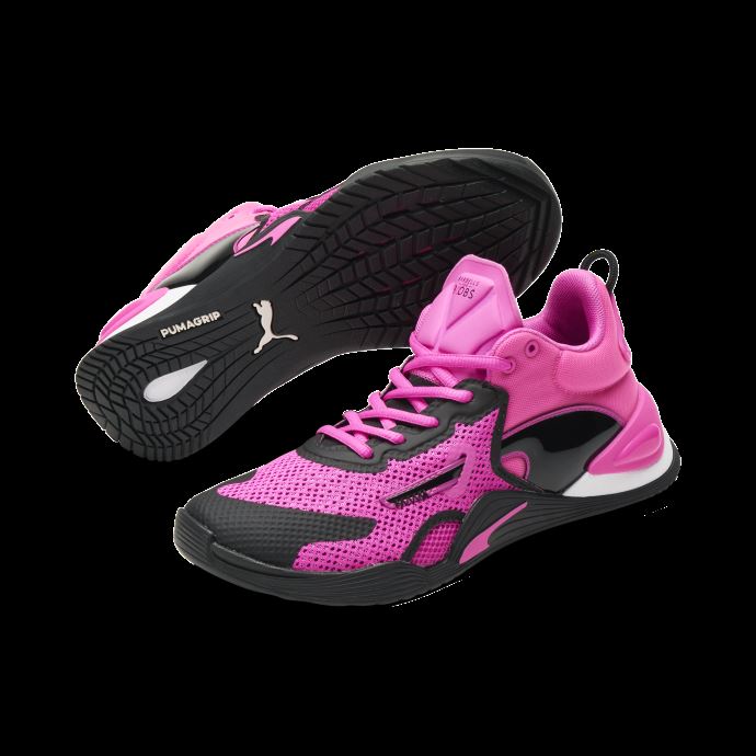 Puma Canada X Barbells For Boobs Fuse Chaussures D'entraînement Pour Femme Rose Lumineux-noir