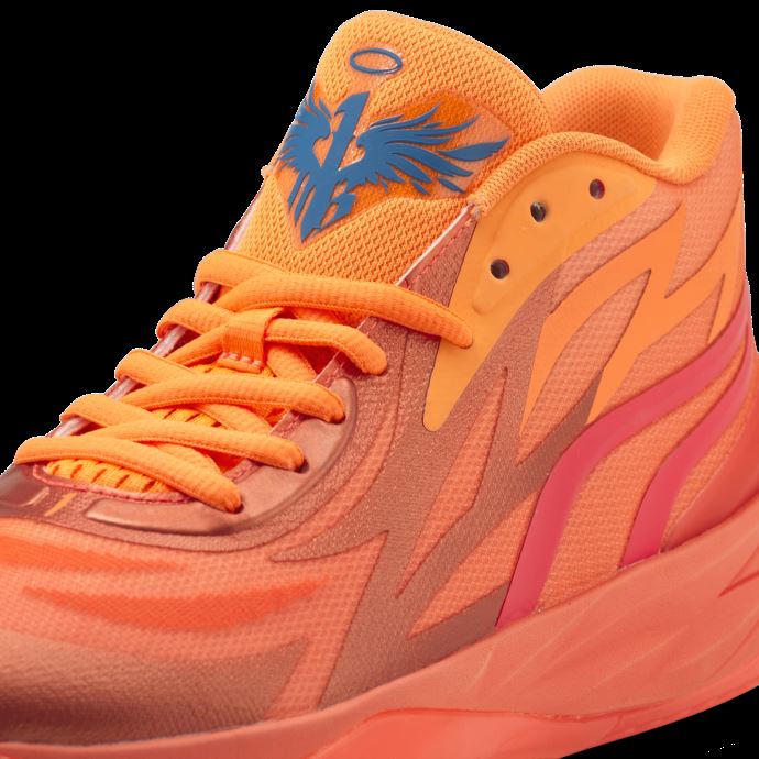 Chaussures De Basketball Puma Canada Mb.02 Firey Coral-ultra Orange

