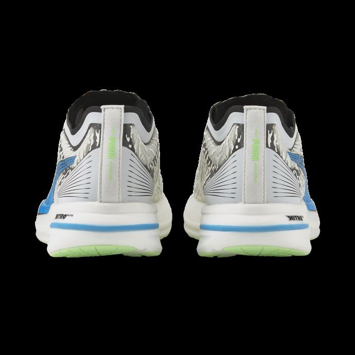 Chaussures De Course Deviate Nitro Elite Wildwash Pour Hommes Puma Canada White-ocean Dive-fizzy Lime