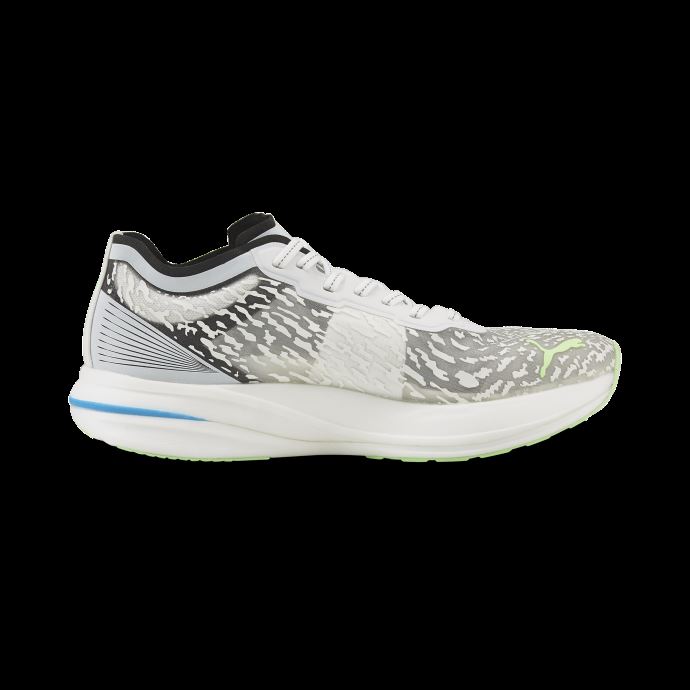 Puma Canada Deviate Nitro Elite Wildwash Chaussures De Course Pour Hommes Blanc-ocean Dive-fizzy Lime
