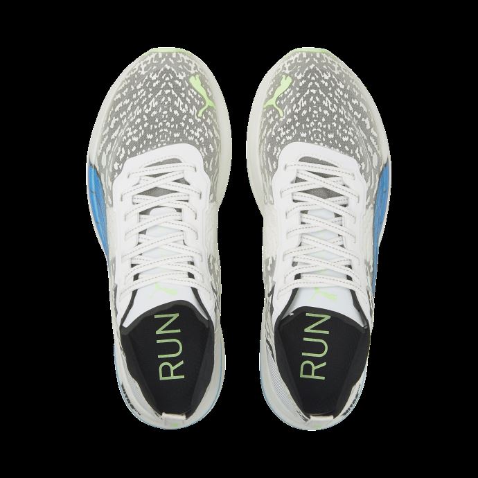 Puma Canada Deviate Nitro Elite Wildwash Chaussures De Course Pour Hommes Blanc-ocean Dive-fizzy Lime
