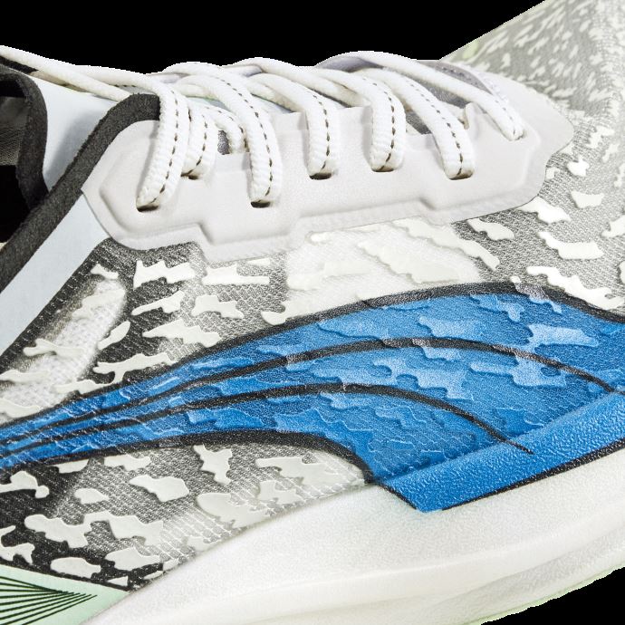 Puma Canada Deviate Nitro Elite Wildwash Chaussures De Course Pour Hommes Blanc-ocean Dive-fizzy Lime
