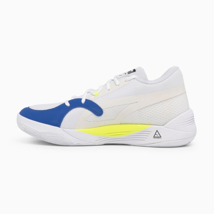 Chaussures De Basketball Trc Blaze Court White-cherry Tomato Puma Canada