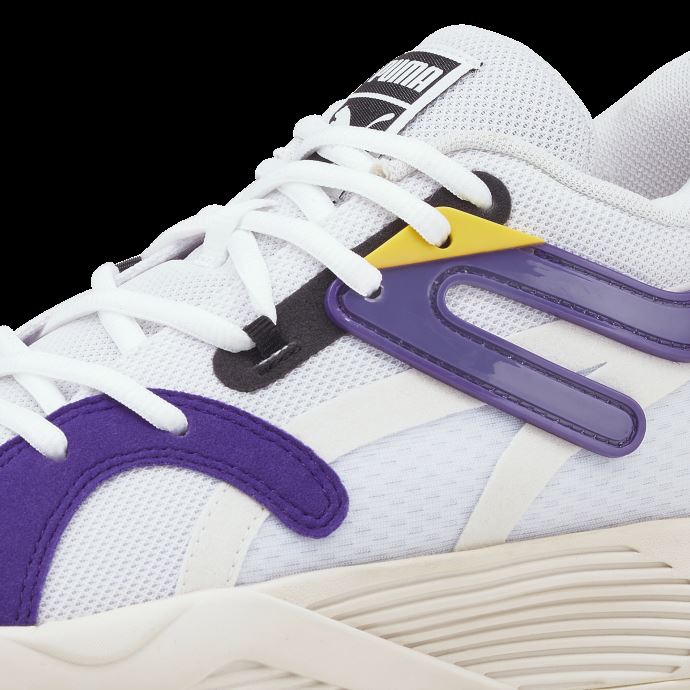 Chaussures De Basketball Puma Canada Trc Blaze Court Blanc-spectra Jaune
