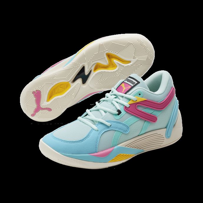 Chaussures De Basketball Trc Blaze Court Bleu Coquille D'oeuf-elektro Pool Puma Canada