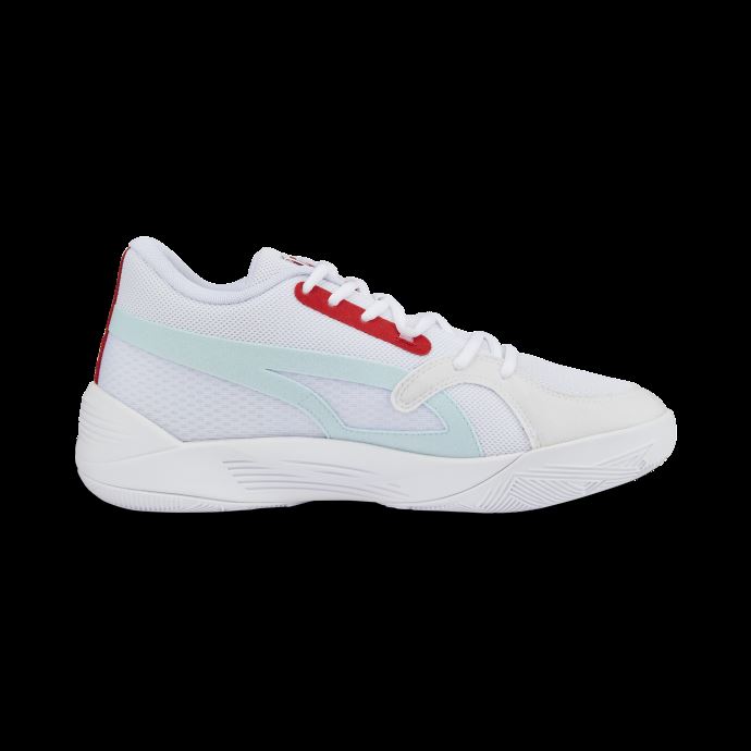 Chaussures De Basketball Puma Canada Trc Blaze Court Aqua Lumière Blanche
