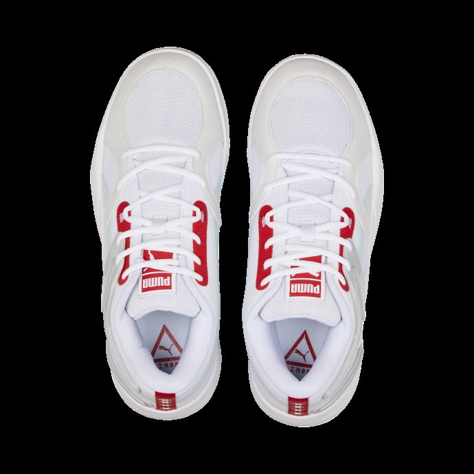 Chaussures De Basketball Puma Canada Trc Blaze Court Aqua Lumière Blanche
