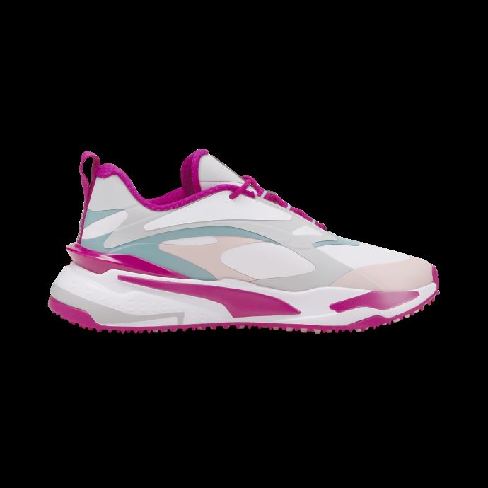 Chaussures De Golf Gs-fast Pour Femmes Puma Canada Blanc-craie Rose-porcelaine
