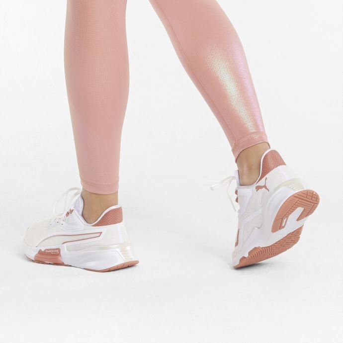 Puma Canada Pwrframe Cristallin Chaussures D'entraînement Pour Femmes Blanc-rosette