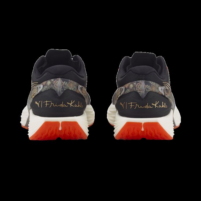 Puma Canada Run Xx Frida 1 Nitro Femmes Chaussures De Course Noir-firelight-team Or
