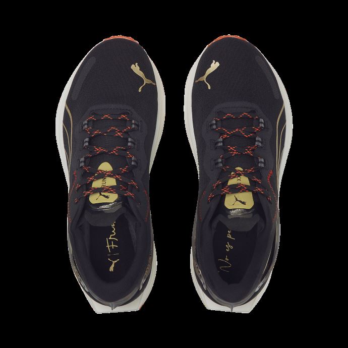 Puma Canada Run Xx Frida 1 Nitro Femmes Chaussures De Course Noir-firelight-team Or
