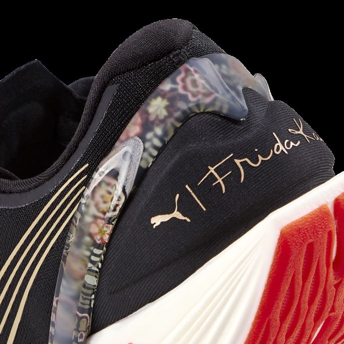 Puma Canada Run Xx Frida 1 Nitro Femmes Chaussures De Course Noir-firelight-team Or
