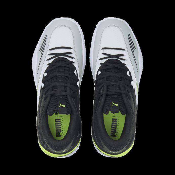 Chaussures De Basketball Court Rider 2.0 Blanc-jaune Alert Puma Canada
