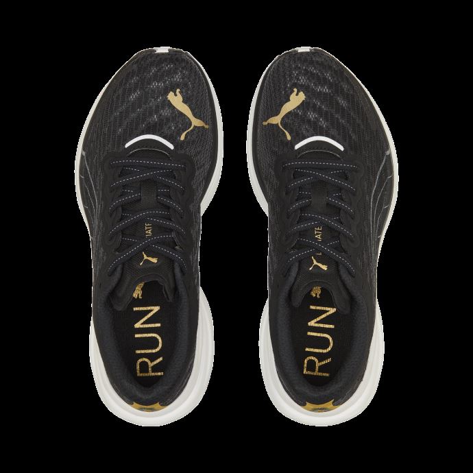 Chaussures De Course Deviate Nitro 2 Femmes Black-team Gold Puma Canada
