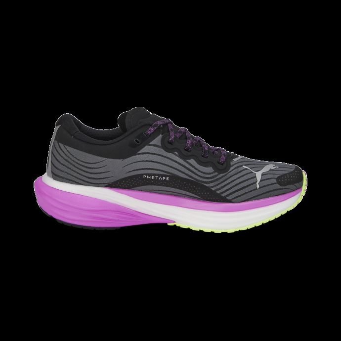 Puma Canada Deviate Nitro 2 Femmes Chaussures De Course Noir-orchidée électrique
