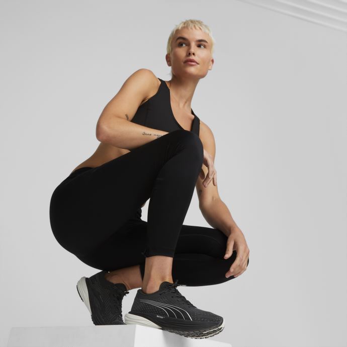 Chaussures De Course Deviate Nitro 2 Wtr Noir-argent Métallisé Femmes Puma Canada
