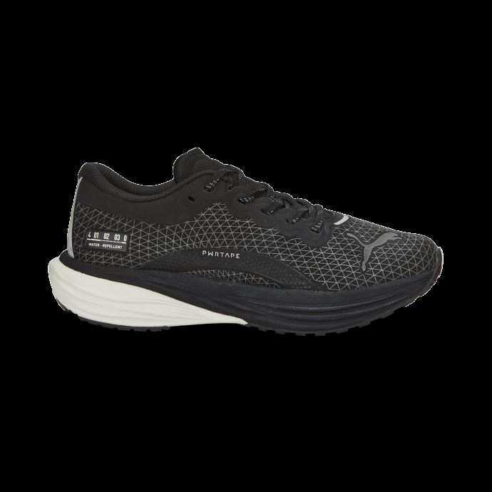 Chaussures De Course Deviate Nitro 2 Wtr Noir-argent Métallisé Femmes Puma Canada
