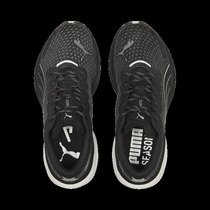 Chaussures De Course Deviate Nitro 2 Wtr Noir-argent Métallisé Femmes Puma Canada
