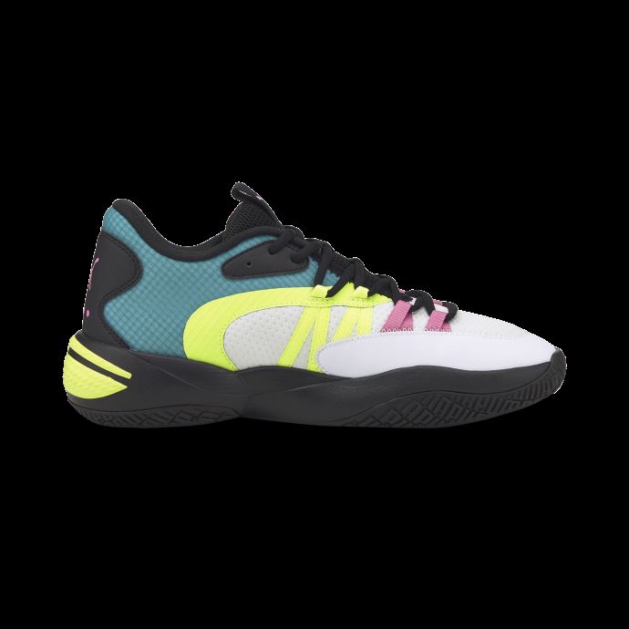 Chaussures De Basketball Sportswear By Puma Canada Court Rider 2.0 Blanc-jaune Alert
