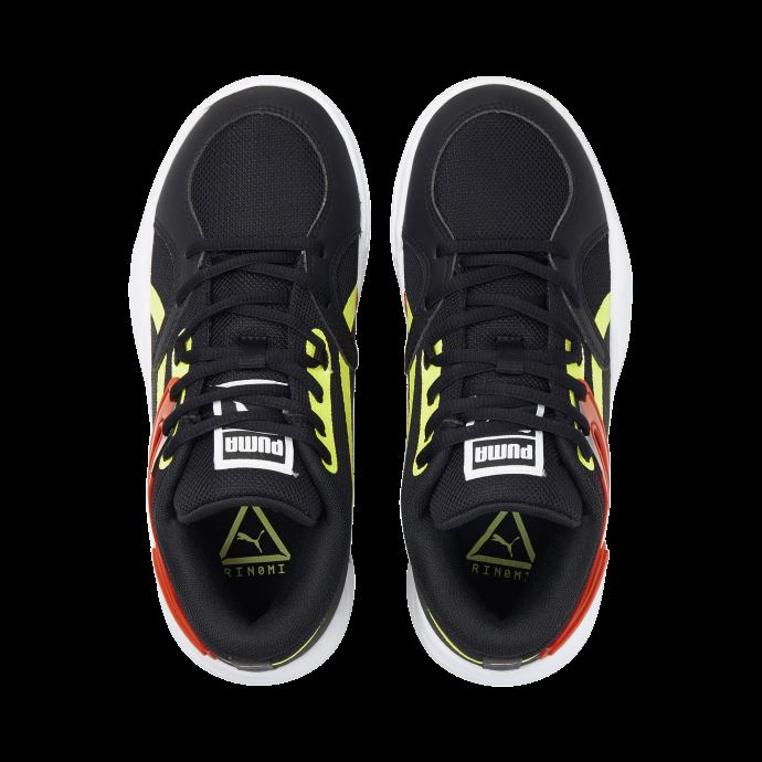 Puma Canada Black-cherry Tomato Trc Blaze Court Chaussures De Basketball Pour Jeunes
