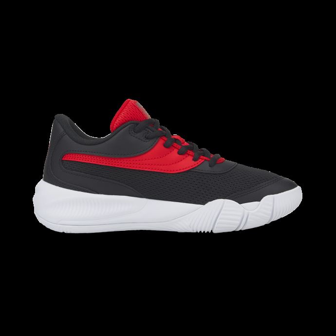 Chaussures De Basketball Puma Canada Triple Jeunesse Noir-haut Risque Rouge
