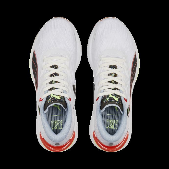 Puma Canada X First Mile Electrify Nitro 2 Femmes Chaussures De Course Blanc-noir-firelight
