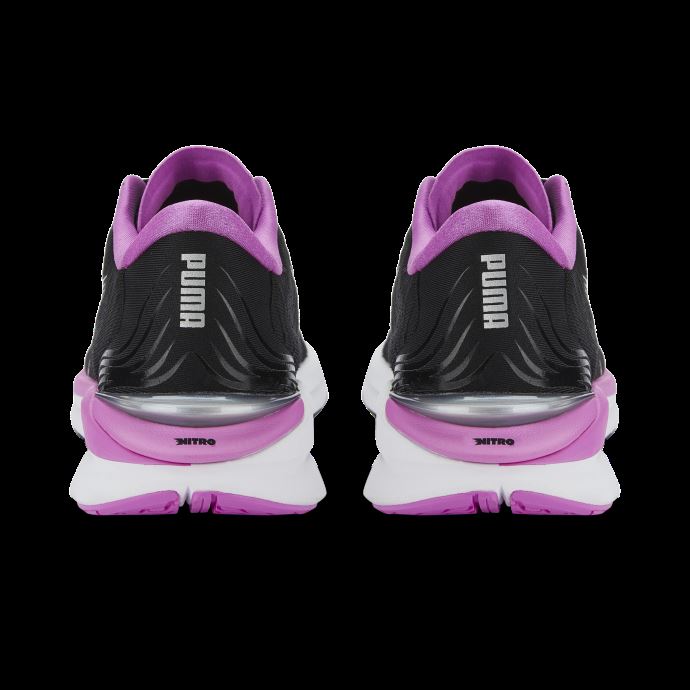 Puma Canada Noir-electric Orchid-argent Electrify Nitro 2 Chaussures De Course Femmes
