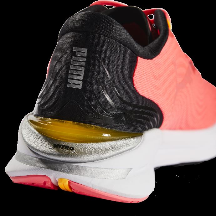 Puma Canada Electrify Nitro 2 Chaussures De Course Femmes Coucher De Soleil Lueur-noir-argent
