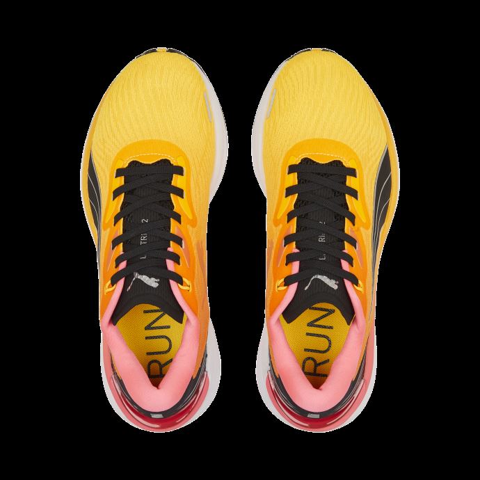 Puma Canada Electrify Nitro 2 Chaussures De Course Pour Femmes Sun Stream-sunset Glow-black
