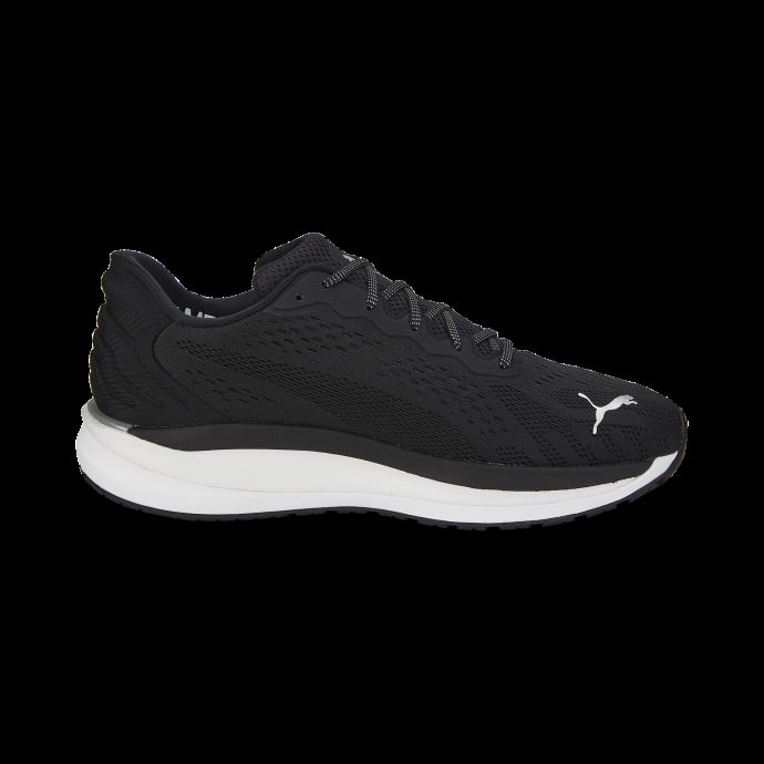 Puma Canada Magnify Nitro Surge Chaussures De Course Hommes Noir-argent Métallisé
