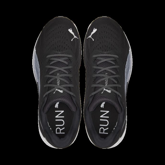 Puma Canada Magnify Nitro Surge Chaussures De Course Hommes Noir-argent Métallisé
