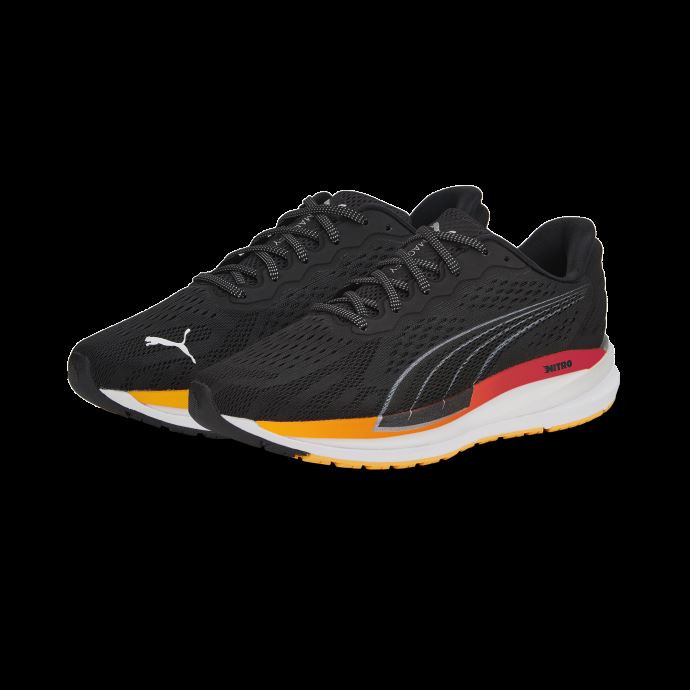 Puma Canada Noir-sunset Glow Magnify Nitro Surge Chaussures De Course Femmes
