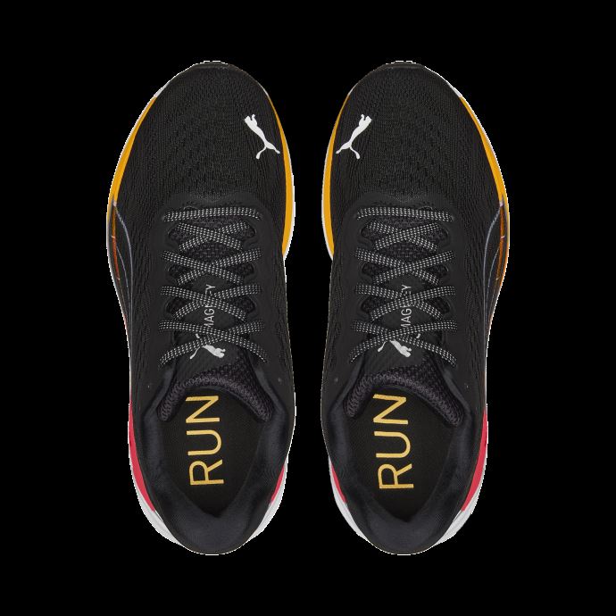 Puma Canada Noir-sunset Glow Magnify Nitro Surge Chaussures De Course Femmes
