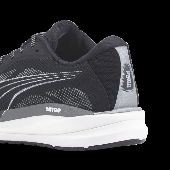 Magnify Nitro Knit Femmes Chaussures De Course Puma Canada Noir-castlerock-blanc
