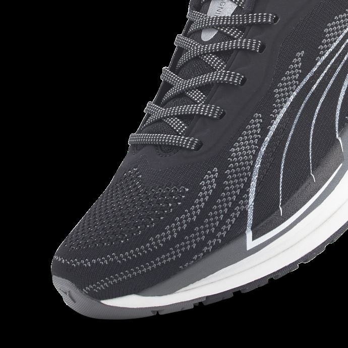 Magnify Nitro Knit Femmes Chaussures De Course Puma Canada Noir-castlerock-blanc
