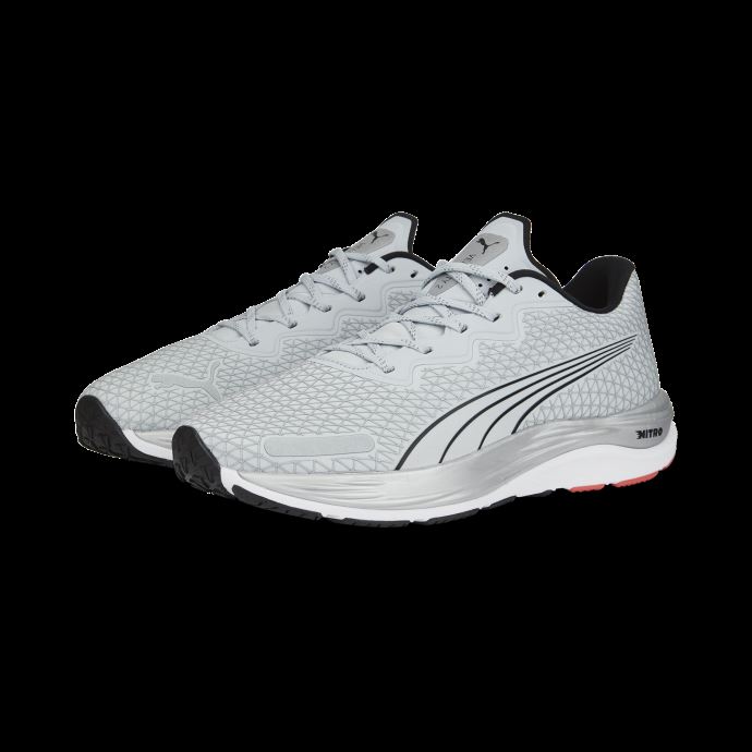 Velocity Nitro 2 Wtr Chaussures De Course Hommes Puma Canada Platinum Gris-noir
