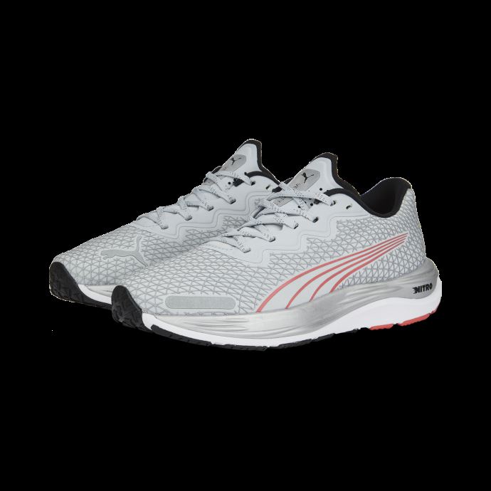 Puma Canada Velocity Nitro 2 Wtr Chaussures De Course Femmes Gris Platine-noir
