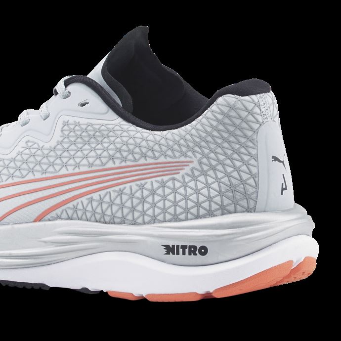 Puma Canada Velocity Nitro 2 Wtr Chaussures De Course Femmes Gris Platine-noir
